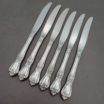 Set Of 6 Oneida Knives Kennett Square Distinction Deluxe Stainless Steel 9&quot; Vtg - £37.23 GBP