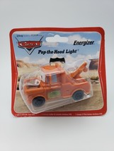 Disney Cars Mater Pop the Hood Light Energizer Keychain New from 2006!! - $13.85