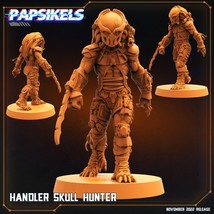 3D Printed Papsikels Cyberpunk Sci-Fi Handler Skull Hunter - 28mm 32mm - $6.64+