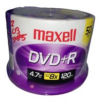 Maxell 639031 8X Speed DVD+R Spindle 50 Pack by Maxell 639031 8x Speed... - $21.66