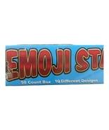 Emoji Stamps, 50 Assorted Stamps for Kids Self-Ink Stamps - 10 different... - $23.07 CAD