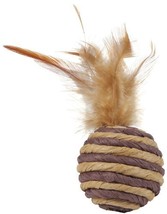 Penn Plax Cat Toy Ball with Feathers - £11.85 GBP