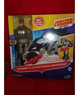 DC Comics Justice League Action Batman &amp; Transforming Batcycle DXX16 New... - £23.12 GBP