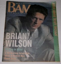 BRIAN WILSON BAM MAGAZINE VINTAGE 1988 THE BEACH BOYS - $55.04 CAD