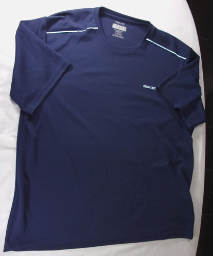NIKE DRI-FIT BLUE AND BLACK  SHORT SLEEVE ATHLETIC T SHIRT EXTRA LARGE - $11.10