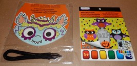 Halloween Magic Paint Posters Owls &amp; 8 Color Your Own Masks Creatology 5... - $7.49