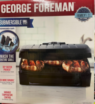 George Foreman - GRECV075B - 5-Serving Submersible Grill - Black Plates - £80.14 GBP