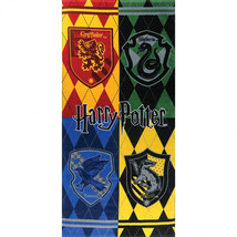 Harry Potter Houses 28x58 Beach Towel Multi-Color - £20.76 GBP