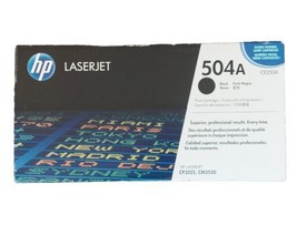 HP CE250A 504A Genuine Toner Cartridge NEW FACTORY SEALED LaserJet CP352... - £25.76 GBP