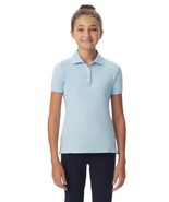 French Toast Girls Boys Top Polo Light Blue 2-Pack Stretch School Unifor... - $50.75 CAD