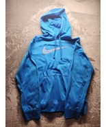 Nike Mens Size Small Therma-Fit Blue Long Sleeve Drawstring Hoodie Sweat... - $19.15