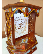 wood Temple Brown Polish with Embossed and LED Light on the Back side - $229.24 CAD+