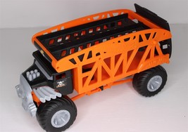 Hot Wheels &#39;&#39;BoneShaker&#39;&#39; Monster Truck Hauler - Orange and Black - £22.41 GBP