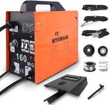 MIG Welder 160A Portable Welding Machine, Flux Core Wire Gasless Automat... - £147.71 GBP