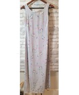 Vintage Laura Ashley Size 8 Purple Maxi long dress Floral 100% SIlk Lined - $47.46 CAD