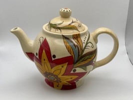 Pier 1 Earthenware CARYNTHUM Teapot with Lid - £46.90 GBP