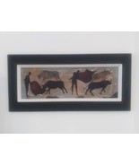 Mid-Century Modern Painting Matadors and Bulls by Edgar Stareck 1957 - $8,629.63 MXN