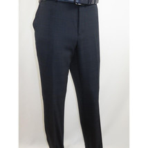 Men Renoir Suit Super 140 Wool Side Vent Slim Fit English Plaid 559-3 Navy Blue image 11