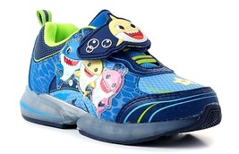 BABY SHARK MOMMY DADDY Light-Up Shoes Sneakers Toddler&#39;s 7, 8, 9 or 10 NWT - £16.02 GBP+