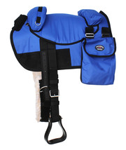 Horse Western Bareback Saddle Pad Trail w/ Pockets Girth Stirrups 39205 - $119.99