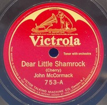 John McCormack 78 Dear Little Shamrock / The Low Back&#39;d Car E / EE- B6 - £13.21 GBP