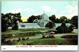 Conservatory at Golden Gate Park San Francisco CA UNP Unused DB Postcard J3 - £5.51 GBP