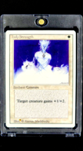 1994 MTG Magic The Gathering Revised Holy Strength White Vintage Magic Card NM - £1.95 GBP