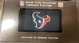 NFL Houston Texans Ceramic Serving Platter Official Team Merch Game Time... - £21.97 GBP