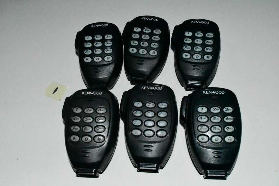 LOT 6 Kenwood KMC-36 Keypad Microphone Head For NX-800 NX-901 TK-750 TKR... - $80.10