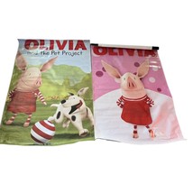 Olivia Characters Party Banners For Jumpers Bounce House Lot Of 2 - £74.11 GBP