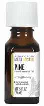 Aura Cacia Pure Pine Essential Oil | 0.5 fl. oz. | Pinus sylvestris - £8.77 GBP
