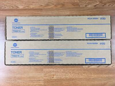 New Open Box Konica TN601 Black Toners For BH 7155 7165 7255 7272 Same Day Ship! - $108.90