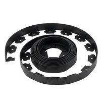 Landscape Edging, 20 ft x 2 in Plastic Garden Border Edging with 120 Spi... - $28.11