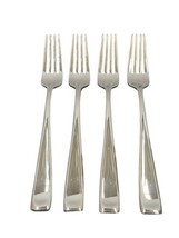 Oneida Moda Dinner Forks Set Of 4 ~ Quality 18/10 Stainless Steel Flatware Solid - £23.71 GBP