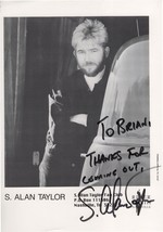 S. Alan Taylor Country &amp; Western Nashville Giant Hand Signed Photo - £20.17 GBP