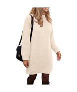 Women&#39;S 2023 Fall Knit Pullover Sweaters Long Sleeve Crewneck Oversized ... - £66.81 GBP