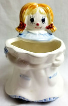 Porcelain Raggedy Ann Vintage Creamer Pitcher Container 4&quot; - $468.33 MXN