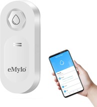 Emylo Water Leak Detector Wifi, 120Db Water Sensor For Leak Wifi With, B... - £26.43 GBP