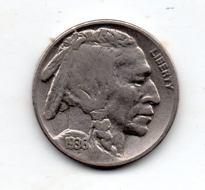 1936 Buffalo Nickel - High End Grade - $9.99
