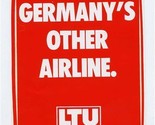 LTU International Airways Germany&#39;s Other Airline Peel Off Sticker  - $17.82