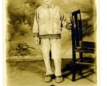 Young Boy in Great Looking Outfit Real Photo Postcard - £14.22 GBP