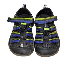 Keen sz 9 green & blue boys waterproof sandals - $17.28