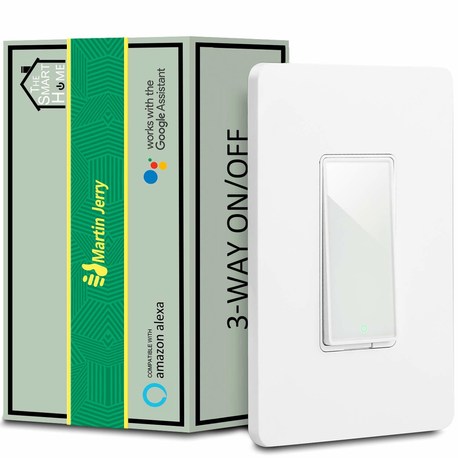 Martin Jerry&#39;S 3 Way Smart Switch Features Voice Control, Way Light Swit... - $33.98