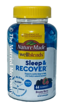 Nature Made Wellblends Sleep &amp; Recover Gummies 44 each 6/2025 FRESH!! - $14.40