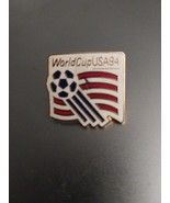 1994 FIFA World Cup USA PIN LAPEL • REVISED OFFICIAL Produced - 1991 HTF - $7.92