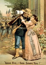 4107.Western couple hugging.Good-bye, God Spare you.POSTER.Home School art decor - £13.51 GBP+