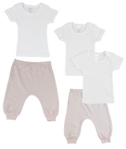 Girl 100% Cotton Infant T-Shirts and Joggers Large - £28.43 GBP