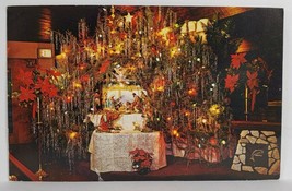 Christmas Nativity Scene St Marys Mt Carmel Shrine Manistee Mich Postcard T10 - £4.67 GBP
