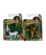 Madagascar SET OF 2 Mattel Micro Collection Toys Mini Figures Cake Toppe... - $18.03 CAD