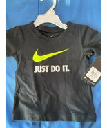 Black Nike Just Do It Swoosh Shirt 24 Month *New w/Tags* v1 - £9.47 GBP